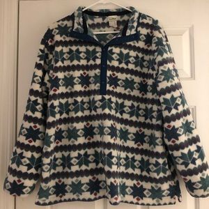 LL bean Vintage Pullover Fleece